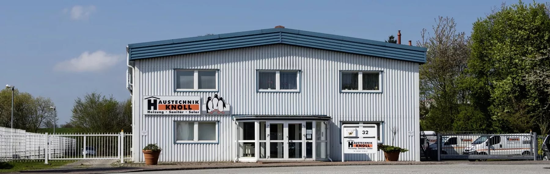 Heizung-Sanitär Knoll Firmengebäude in Friedrichstadt